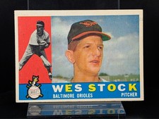 1960 Topps - Wes Stock #481 (RC)