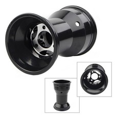 11x7.10-5 5" Rear Wheel Rim For GO Kart Off-Road Dirt Pit Bike Aluminum Black