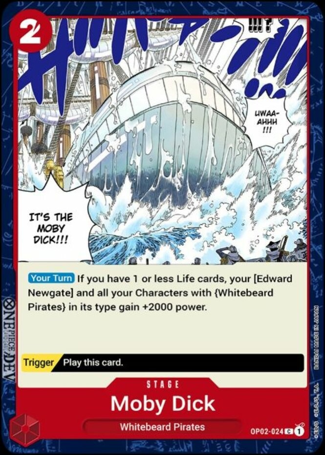 Moby Dick - OP02-024 - C Near Mint
