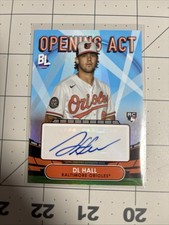 2023 Topps Big League Opening Act DL Hall Rookie Auto #OAA-DH Orioles