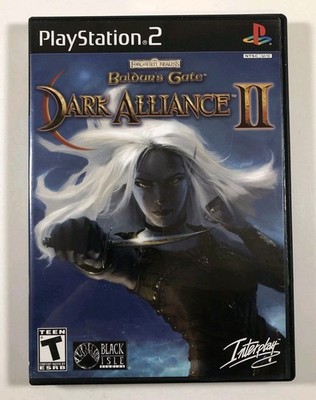 AUTHENTIC COVER ART ONLY NO GAME Baldurs Gate Dark Alliance 2 PlayStation 2  PS2