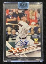 2018 Topps Archives ALEX BREGMAN RC AUTO /9 2017 Rookie Card Autograph SP SSP
