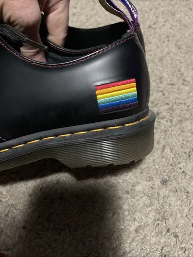 Dr Martens 1461 For Pride Glattleder Oxford Schuhe Schwarz 8 US M / 9 US L - Bild 7 von 16