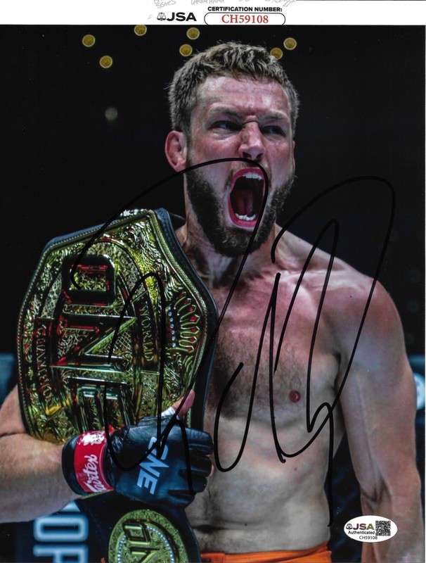 REINIER DE RIDDER signed autographed UFC 8X10 photo w/ COA JSA CH59108