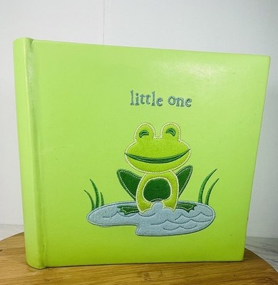 Vtg 2006 Precious Little One Little Frog Photo Album Write In Memory With Pocket