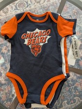 Chicago Bears Toddlers Bodysuit Three Piece 6-9 Month