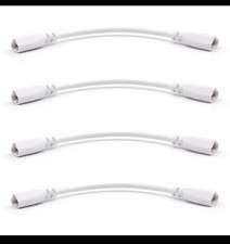 T5 T8 LED Tube Connector Cable 8 inch Double Male to Male End Extension Cord