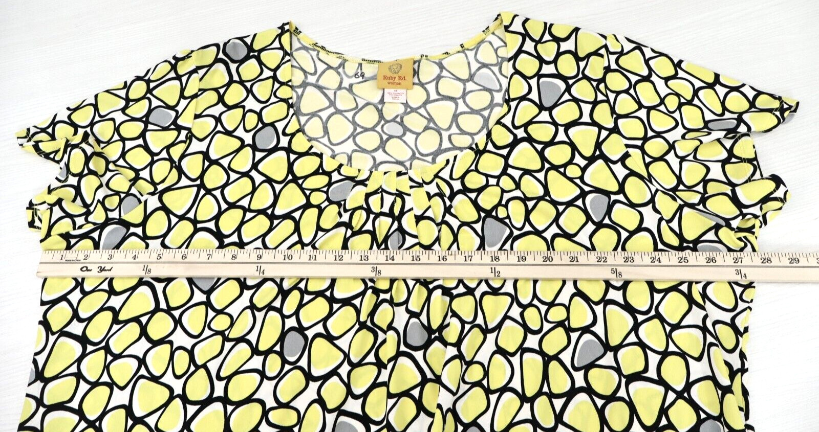 RUBY RD Women's Stretch Polyester Tunic Top Short… - image 12