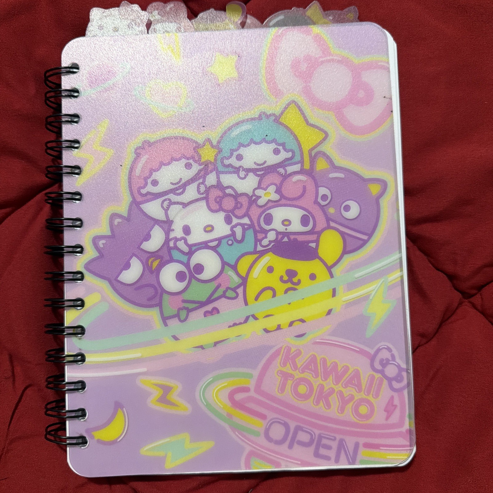 Hello Kitty & Friends Spiral Tab Journal/Note book Sanrio Inkology 8