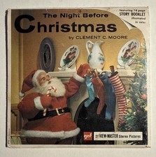 View-Master THE NIGHT BEFORE CHRISTMAS - B382 - 3 Reel Set  Booklet V3 