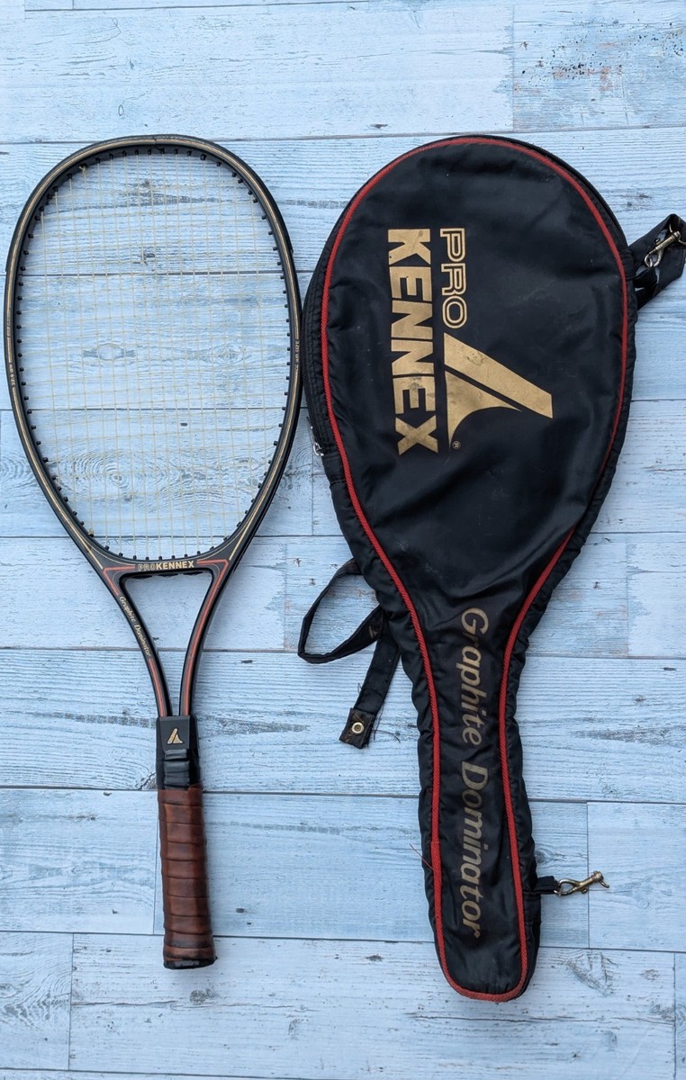 KEN出品 4段クルーン ブラック PRO KENNEX GRAPHITE DOMINATOR TENNIS Racquet Racket 4 3/4