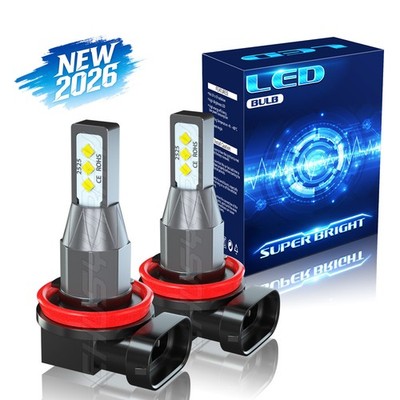 For Chrysler Pacifica 2017 2018 2019 2020 H8 Fog Light ICE BLUE LED Bulbs 8000K