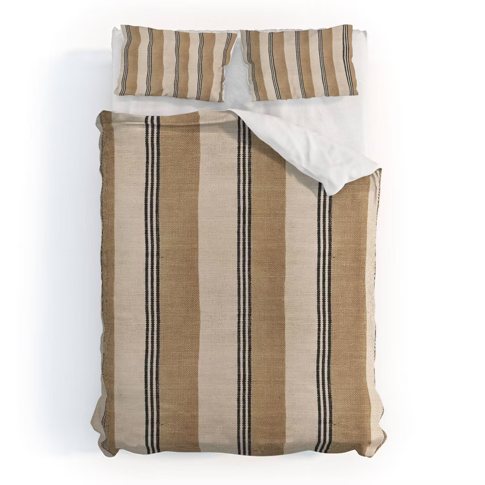 Deny Designs FullQueen Holli Zollinger Stella West Sand Stripe Duvet 15590₽