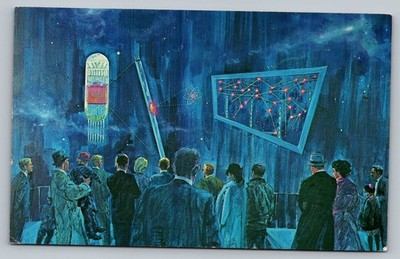 Fission Room Niagara Mohawk Progress Center New York NY Vintage Postcard