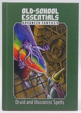 Old School Essentials Druid and Illusionist Spells RPG Gavin Norman  Necrotic Gn