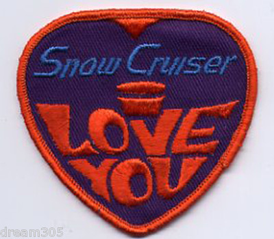 SNOW-CRUISER Snowcruiser Vintage SNOWMOBILE SKI Sled Patch Badge SNOCRUISER