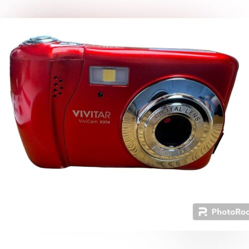 Vivitar Vivi Cam XX14 rote Kamera - Bild 1 von 5