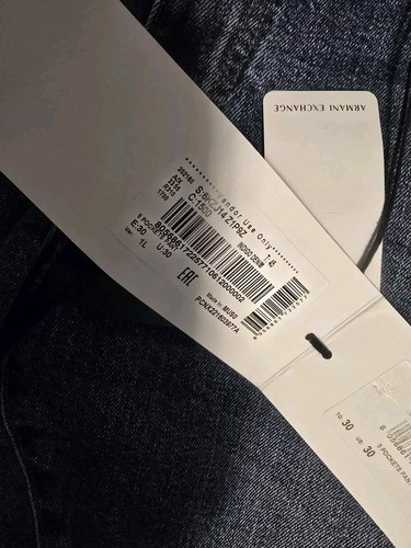 ARMANI EXCHANGE NEW MEN'S SKINNY DISTRESSED JEANS SIZE 30 L (30/34) - Picture 6 of 20