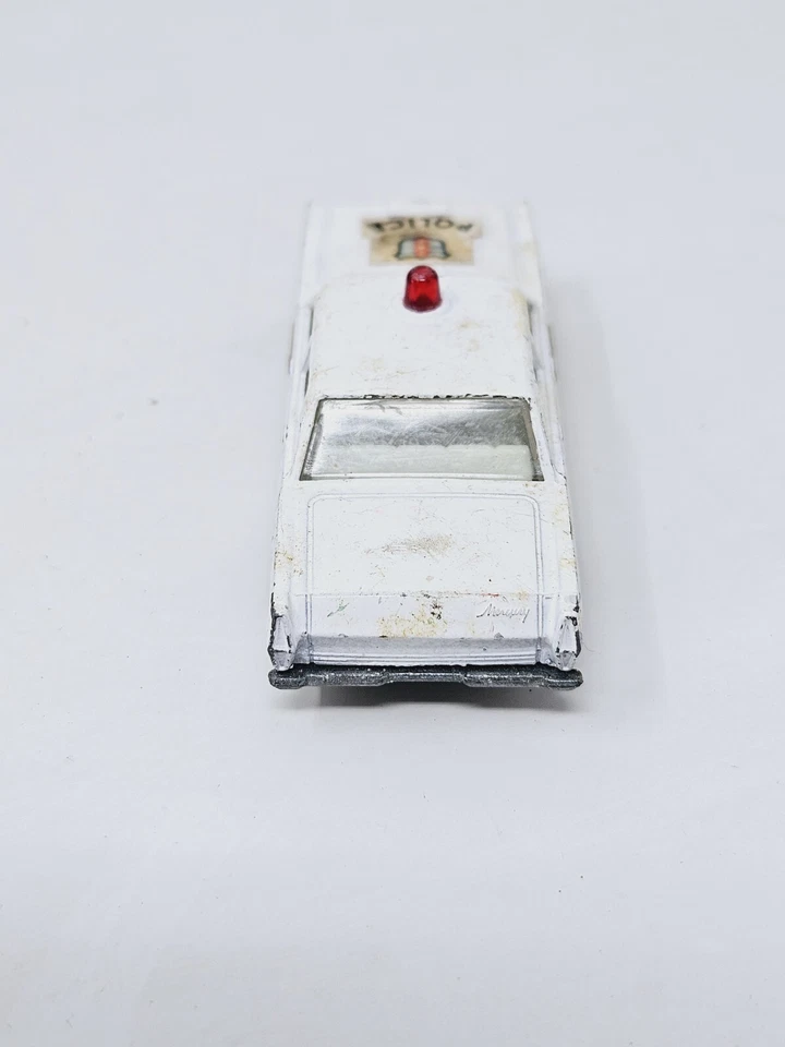 Matchbox Lesney Superfast No. 55 or 73 MERCURY POLICE CAR - RED LIGHT DOME - Image 4 of 4