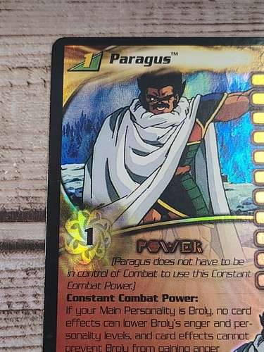 Dragon Ball Z CCG #31 Paragus LV1 - Buu Saga Broly Foil Score LP Front MP Back - Foto 4 di 8