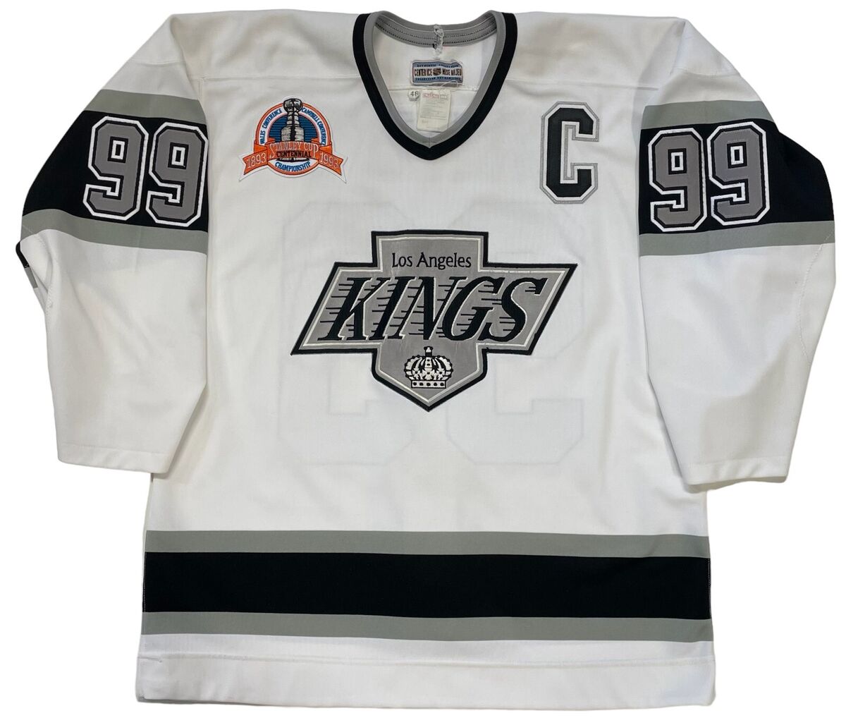 WAYNE GRETZKY 1993 STANLEY CUP LOS ANGELES KINGS CCM WAYNE GRETZKY 1993 STANLEY CUP LOS ANGELES KINGS CCM