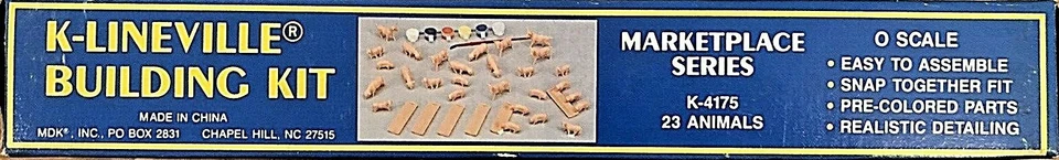 K-Lineville Building Kit K-4175 Farm Animals 23 Animal Figures O Scale - Image 3 of 4