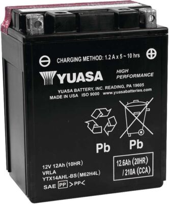 Yuasa AGM Maintenance Free Battery For Arctic Cat M 7 (EFI) 141'' 2005-2006
