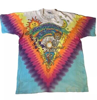 Grateful Dead Vintage Shirt L Summer 92 Tour Original Liquid Grateful Dead Vintage Shirt L Summer 92 Tour Original Liquid