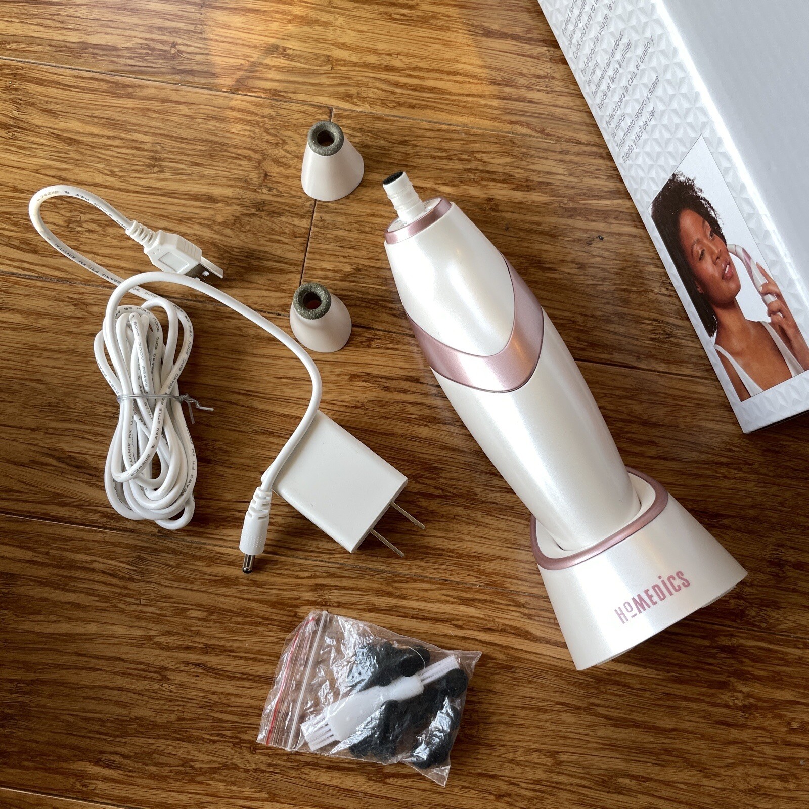 HoMedics Radiance Microdermabrasion Exfoliation Device for Smoother
