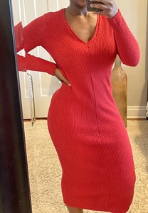 vestido vermelho zara