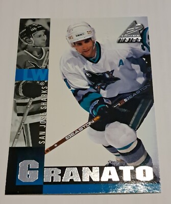 Tony Granato #142 San Jose Sharks Pinnacle 1997 Inside