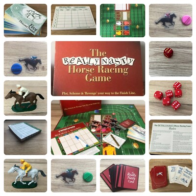 RICHTIG BÖSE PFERDERENNEN von UPSTARTS - Vollbrettspiel oder ERSATZTEILE auswählen