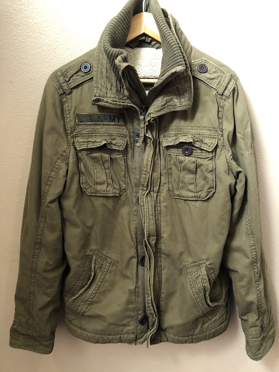 Abercrombie & Fitch Hoffman Mountain Military Jacket Full