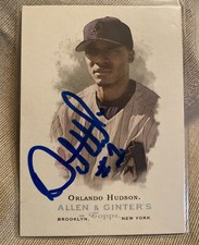 2006 Topps Allen & Ginter Baseball #29 Orlando Hudson Diamondbacks Signed Auto