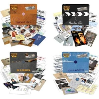 University Games Murder Mystery Party Games Cold Case Files