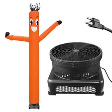 20 Ft Inflatable Wacky Waving Tube Man With Blower - Orange Dancing Air Puppet