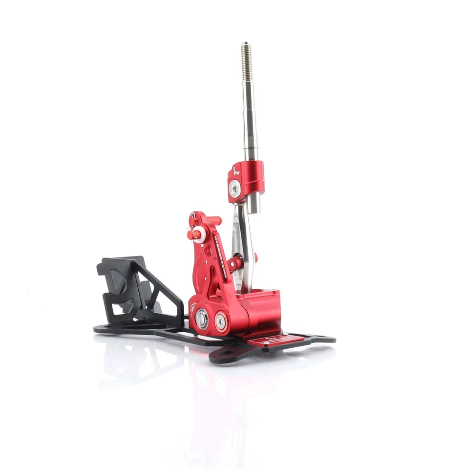 Красный гибридный гоночный короткий переключатель передач в сборе для Honda 97-01 Prelude / 98-02 Accord - Изображение 4 из 4