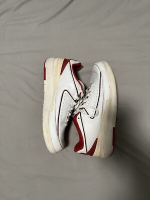 Size 11 - Jordan 2 Retro Low White Varsity Red 2004 | eBay