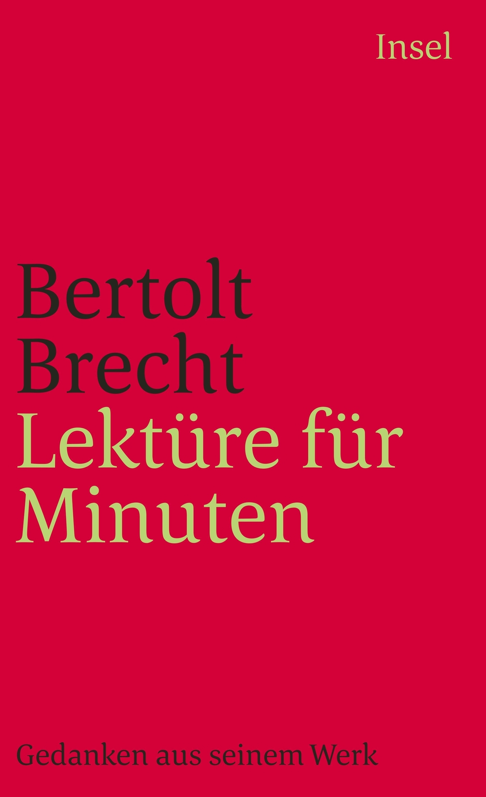 Thumbnail - Lektüre Für Minuten | Bertolt Brecht | Deutsch | Taschenbuch | 212 S.
