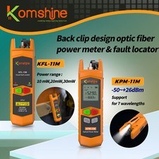 Komshine Back Clip KPM-11M Fiber Optical Power Meter -50~+26dBm OPM & KFL-11M