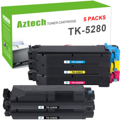 1-5 XXL Toner Kompatibel für Kyocera TK-5280 ECOSYS P6235cdn M6235cidn M6635cidn