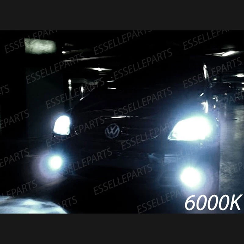 KIT FULL LED VW FOX LAMPADE LED H4 6000K BIANCO GHIACCIO NO ERROR 8000 Lumen - Immagine 3 di 4