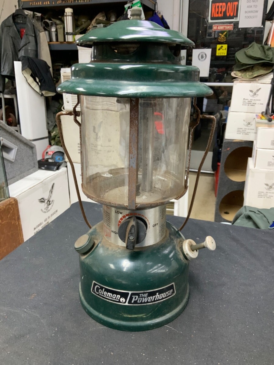 Coleman Lantern 290-700 THE POWERHOUSE Dark Green July 1987