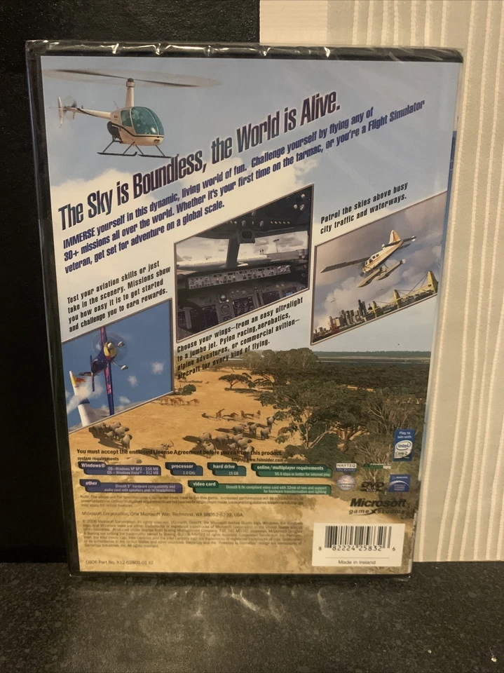Microsoft Flight Simulator X FSX PC-DVD FAST POST | New & Sealed - Image 2 of 3