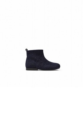navy blue sock booties