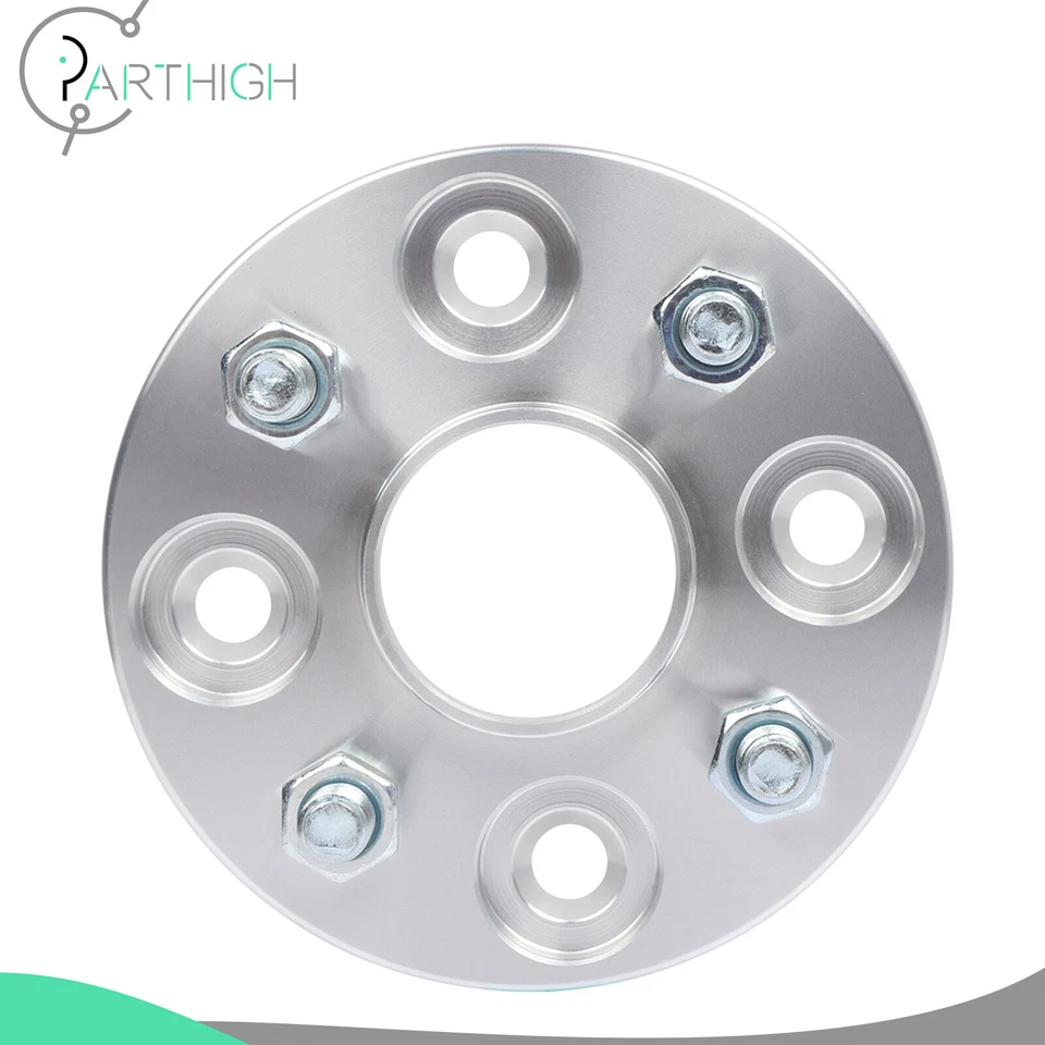 Espaciadores de rueda centrados en el cubo 4x100 (4) 15 mm de grosor para Toyota Yaris Kia Rio 2007-2020 Foto 3 de 4