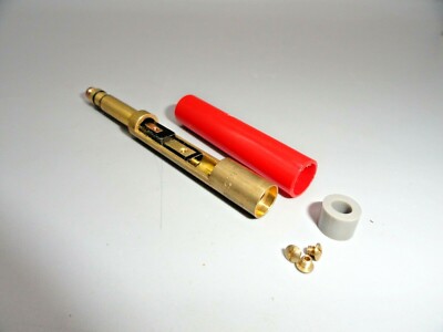 6.35mm Plug 1/4''inch STEREO Audio Cable Jack (Lot of 5)