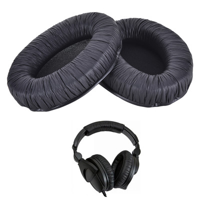 Cuscinetti Auricolari Di Ricambio In Pelle Proteica Fodera Per Cuscino Per Cuffie Sennheiser HD280 HD 280 Pro HD 4.50 HD201 HD180 HD201S - Foto 2