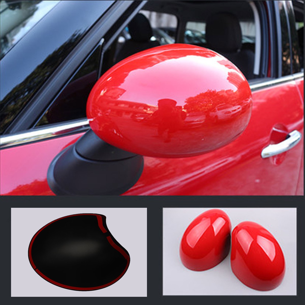 Mirror Covers for MINI Cooper R55 R56 R58 R57 R60 R59 R61 Power