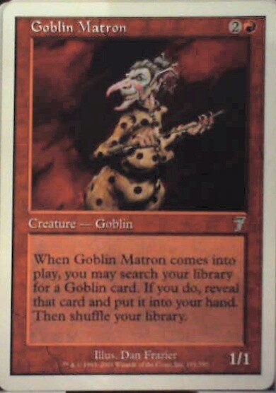 【良品】MTG  ゴブリンの女看守 Goblin Matron  foil Goblin Matron | Modern Horizons - French | Star City Games